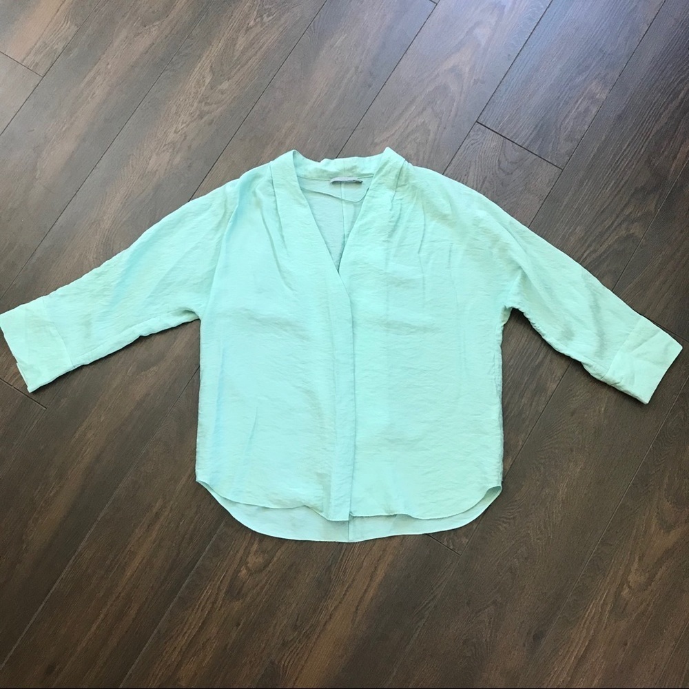 Cos aqua button up - Picture 6 of 9
